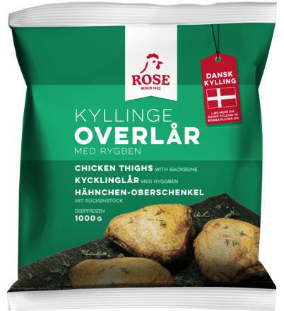 Overlår med rygben, frost