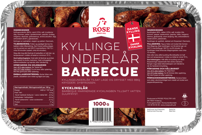 Ovnklare underlår med BBQ, frost