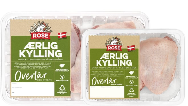 Overlår med rygben, køl