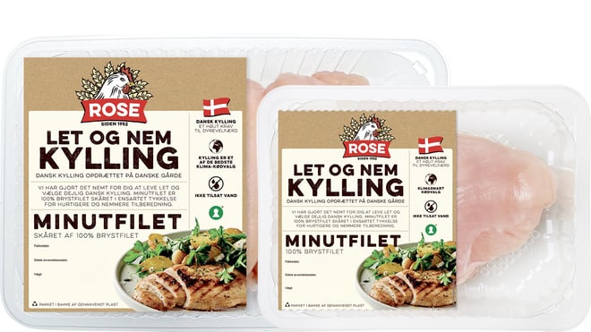 Minutfilet af 100% brystfilet, køl