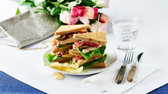 Club Sandwich a la 1980