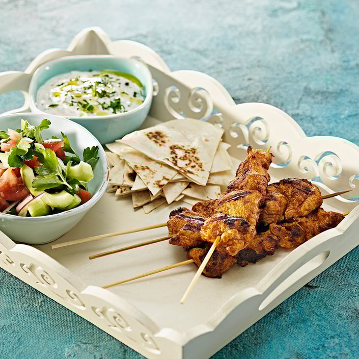 Brystfilet på spyd Greek Style