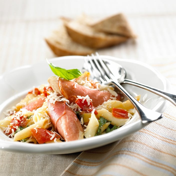 Inderfilet med parmaskinke