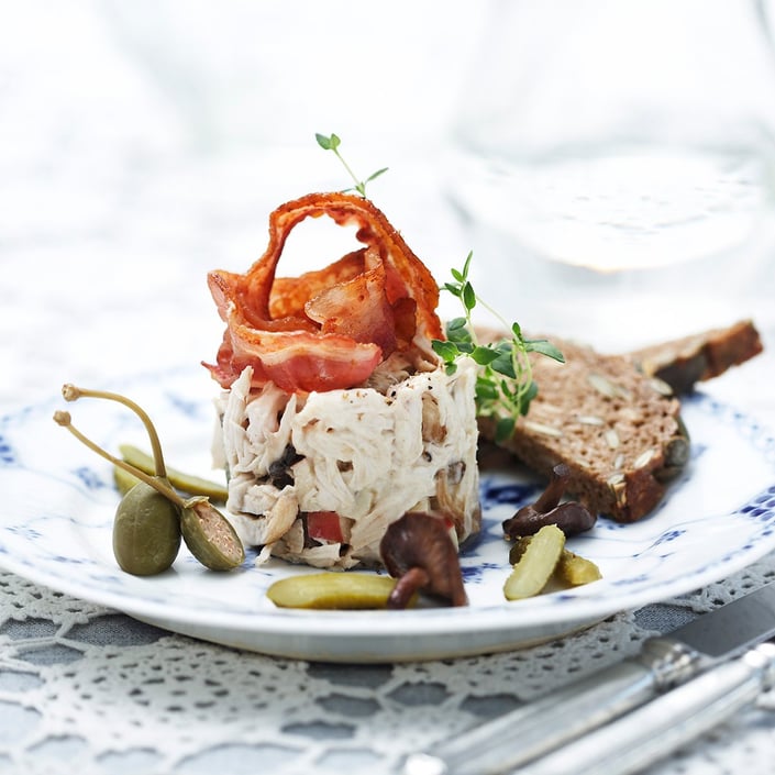 Kongelig kyllingesalat