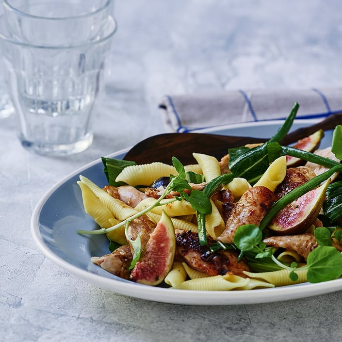 Kajas pastasalat og æggemuffins