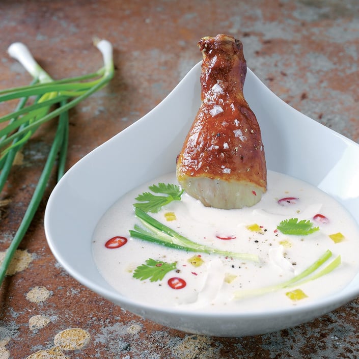 Kokossuppe med kylling