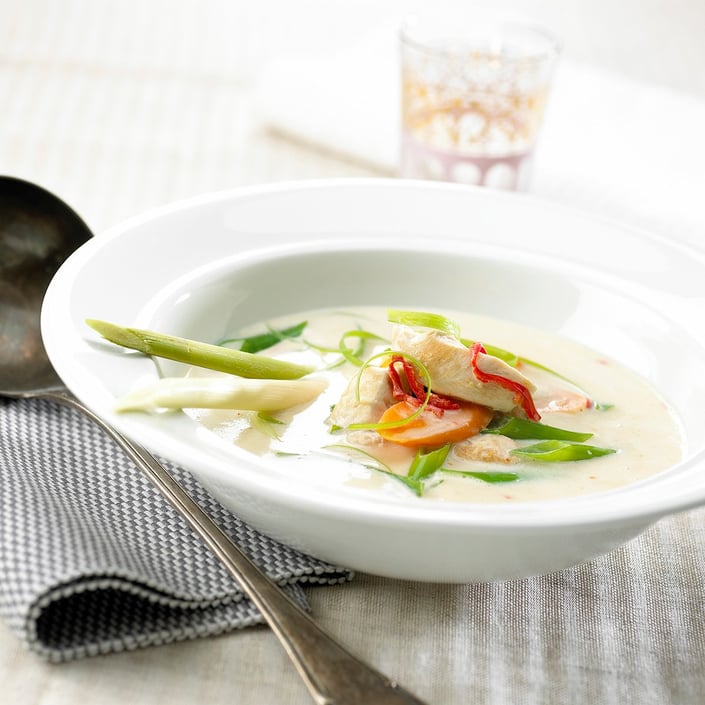 Thaisuppe med kylling