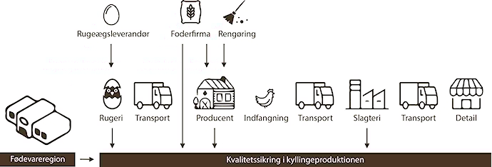 Et stringent system sikrer fødevaresikkerhed, sporbarhed og kvalitet