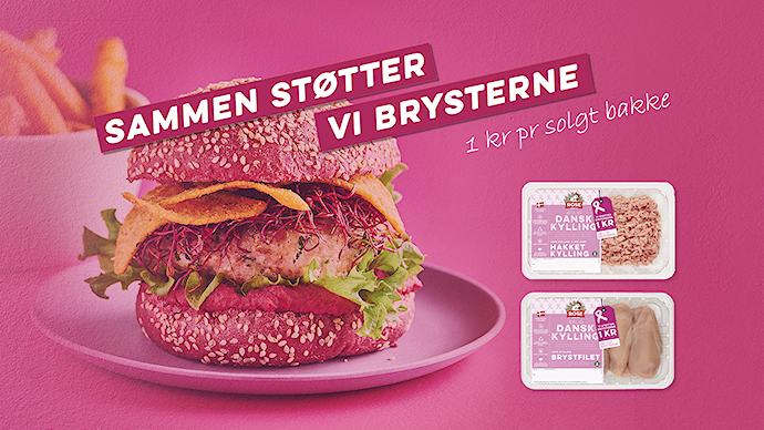 ROSE Kylling har støttet brysterne siden 2017 