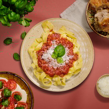 Italiensk pasta bolognese
