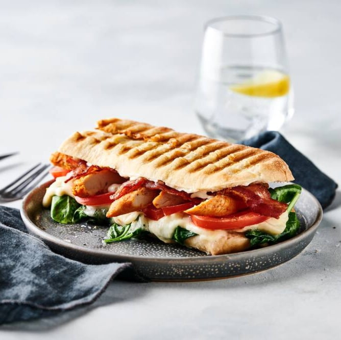 Lun panini med BBQ inderfilet