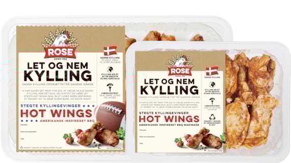 Stegte Hot Wings, køl