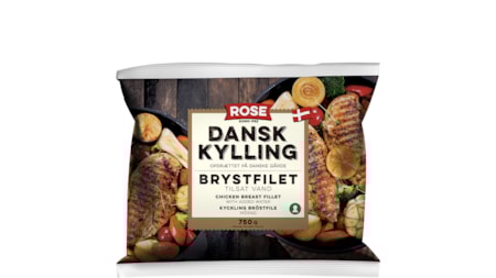 Brystfilet tilsat vand 750g, frost