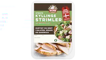 Færdigstegte kyllingestrimler, køl