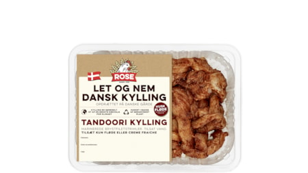 Tandoori kyllingestrimler, køl