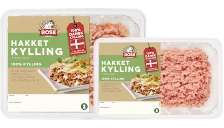 Hakket kylling 7-10% fedt, køl
