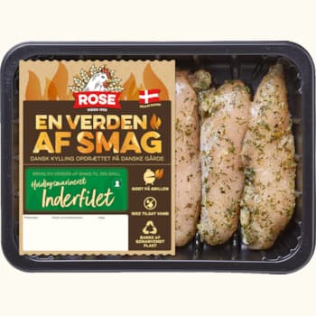 Inderfilet hvidløgsmarineret